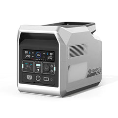 Vigorpool 230 V/1200 W (Peak 2400W) Portable Power Station Solar Generator 1280 Wh LiFePO4 Battery for Emergency Backup