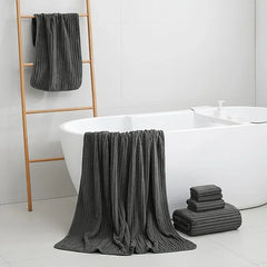 Extra Large Bath Towel Set of 6 (40"x80"),Oversized Bath Sheet Super Soft Highly Absorbent Microfibers Quick Dry Luxury