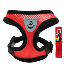 Cat Dog Harness With Lead Leash Kitten Puppy Outdoor Walking Collar Harness Adjustable Vest For Small Medium Pet Accessories Dog