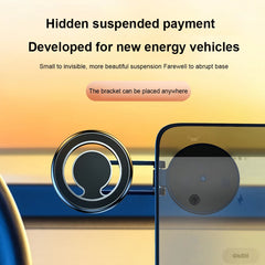 Magnetic Car Phone Holder Bracket Universal Foldable Mobile Phone Stand Bracket 360 Degree Rotating Lightweight Auto Accessories
