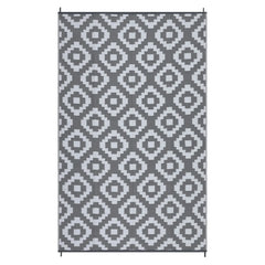 Outdoor Rug Plastic Straw Rug Modern Geometric Waterproof Rug Reversible Outdoor Floor Mat for Patio Porch Backyard Picnic Campi