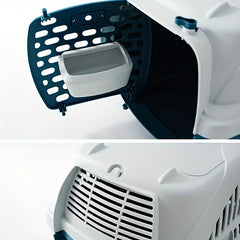 Pet Air carrier Cat cage Go out Carry a portable dog carrier portable travel dog plane check