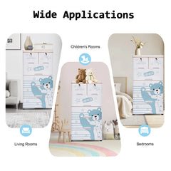 Plastic Dresser For Kids, PP Material, 6 Large Drawers With Lock, 30kg Load Capacity, for Baby Rooms,Storage and Organization