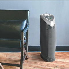 HEPA Air Purifier GermGuardian Removes Smoke Mold Odors 740 sq.ft. Kit Tower Gray Ultra-Quiet Energy Star Refreshing Night Sleep