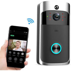 Smart WiFi Video Doorbell with Night Vision Camera SmartSensor for Doors and Windows, APP SmartCamera with Voice Control