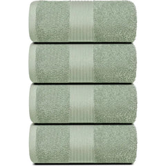 4 Pack Large Bath Towels (100% Cotton, 27x54 Inches) Plush Bath Towels - Luxurious, Dries Quickly, Super Absorbent