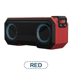 STONEGO Portable Bluetooth Speaker Wireless Flash Light Speaker TWS Bass Stereo IPX7 Waterproof Loudspeaker FM 12H Playtime