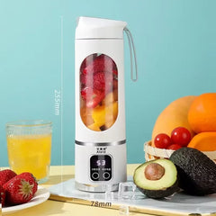 Electric Juicer Cup 8/12 Blades Milkshake Machine Portable Fruit Milk Mixing Tool Mini Fresh Juice Portable Blender For Home