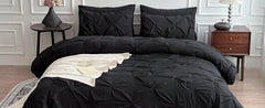Maple&Stone California King Comforter Set, 7 Pieces Cal King Bed Set, Pinch Pleat Bed in a Bag Bedding Set with Comforter, Sheet