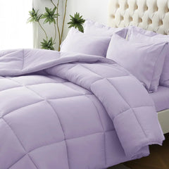 Comforter Set, 7-Piece Bed in a Bag Queen, Ultra-Soft Comforters Queen Size, Goose Down Alternative,  Sheets & Pillowcases