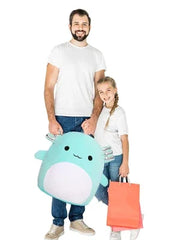 MorisMos 16" Large Axolotl Plush Toy Throw Pillow - Stuffed Animals Toy Giant Soft Hug Squishy and Cuddly Salamander Plushie