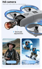 2025 Mini CZ06 Cool Light Drone 4K HD Dual Camera Obstacle Avoidance Optical Flow Aerial Photography Quadcopter Toys Gift Hot