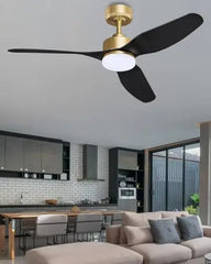 52 "Smart Low Profile ceiling Fans with Lights Remote,Quiet DC Motor,Outdoor Indoor Flush Mount Fan,Control WIFIAle