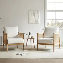 Braid Armchair, Modern Accent Chair for Living Room, Cream  chairs living room  accent chairs for living room