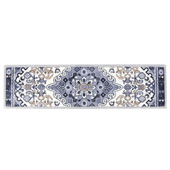 15PCS Rug Tread Bohemian Non Slip Indoor Stair Rugs Stairway Carpet Rugs Indoor Skid Resistant Stair Tread for Dogs Kids & Elder