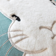 2Pcs Easter Rabbits Throw Pillow Cover 45x45cm Bunny Soft Cushion Case Plush Rabbit Embroidered Pillowcase for Sofa Home Decorat