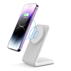 Magnetic Wireless Charger for MagSafe Dock Stand 15W Fast Charging for iPhone 15 14 13 12 Pro Max Mini Plus  for Samsung S24 S23