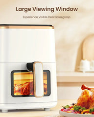 Air Fryer, 5.3Qt Airfryer with Viewing Window, 7 Custom Presets Large Oven with Smart Digital Touchscreen,Non-stick and Dishwash