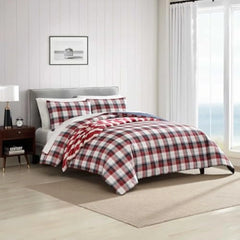 - Queen Comforter Set, 8-Piece Embossed Microfiber Bonus Bed Set, Includes Matching Shams, Sheets & Plush Throw, Oeko-Tex Cert
