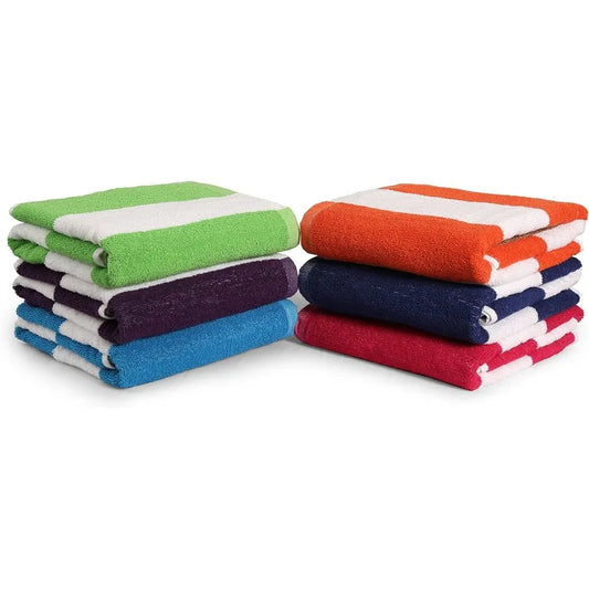 100% Cotton Luxury Bath Towel Set - Soft & Absorbent Quick-Dry Towels for Bathroom, Spa, Beach or Gym - 30"x60" Large Size