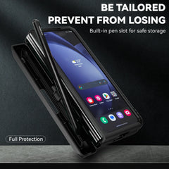 For Samsung Galaxy Z Fold 6 5 4 Phone Cases with Slide Lens Protective Cover Shockproof Camera Protector Case for Z Fold 6 5 4