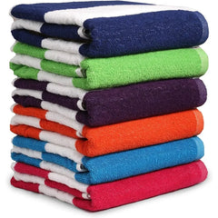 100% Cotton Luxury Bath Towel Set - Soft & Absorbent Quick-Dry Towels for Bathroom, Spa, Beach or Gym - 30"x60" Large Size