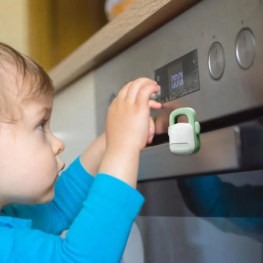 Oven Baby Proofing 4X Keyless Oven Door Locks Heat-Resistant Dishwasher Locks Child Safety Oven Baby Proof Refrigerator Door