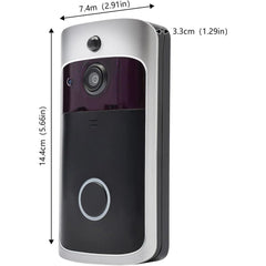 Smart WiFi Video Doorbell with Night Vision Camera SmartSensor for Doors and Windows, APP SmartCamera with Voice Control