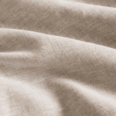 Linen Cotton Blend Duvet Cover Set Organic Natural Soft Bedding Queen Size 3Pcs Textured Minimalist Design Eco-Friendly Home