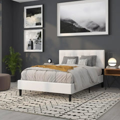 Quilted Tufted Upholstered Full Size Headboard in  cabeceira de cama box casal  headboard