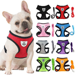 Cat Dog Harness With Lead Leash Kitten Puppy Outdoor Walking Collar Harness Adjustable Vest For Small Medium Pet Accessories Dog