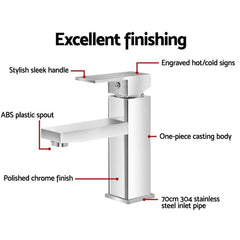 Cefito Basin Mixer Tap Faucet Bathroom Vanity Counter Top WELS