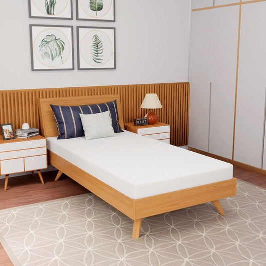 Twin size 5-inch Charcoal Infused Memory Foam Mattress with Removable