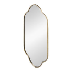 22.4x1x48' Champagne Gold Decorative Wall Mirror with Notched Edges