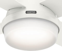 Fan Dempsey Low Profile Ceiling Fans with Lights and Remote, Flush