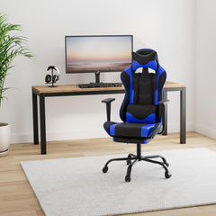 Gaming Chair with Footrest,Ergonomic Office Chair,Adjustable Swivel