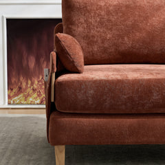 Mid-Century Modern Foldable Sofa Bed Recliner, 3-in-1 Convertible