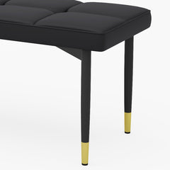 Table and chair set.Modern Black Marble Pattern MDF Dining Table Set -
