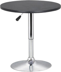 Black Adjustable MDF Top Bar Table