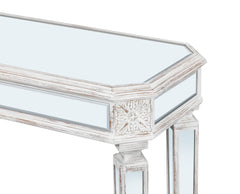 Mirror Console Table Vintage Wood Grain Carving Process Gorgeous and