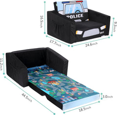 Kids Sofas Toddler Couch Bed Baby'S Upholstered Chair Sleepover Couch