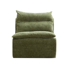 Accent Armless Chair Lazy Floor Seating, Single Sofa Lounger Leisure