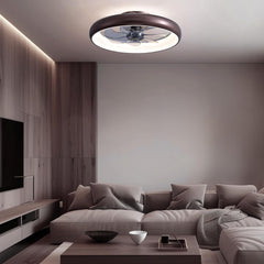 Ceiling Fans with Lights and Remote, 20'' Low Profile Flush Mount