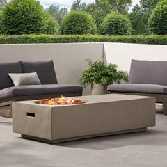 RECTANGLE 14.75' MGO FIRE PIT - 50 000 BTU