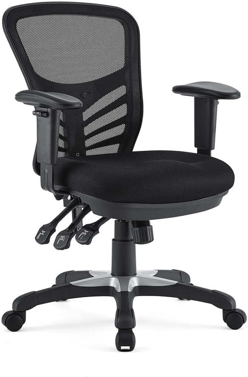 EEI-757-BLK Articulate Ergonomic Mesh Office Chair in Black