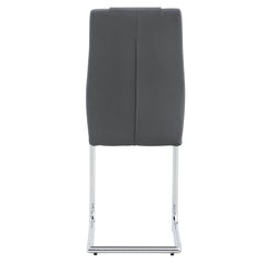 Modern Dining Chairs with Faux Leather Padded Seat Dining Living Room