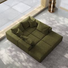 Oversized sponge cloud sofa,Modern Upholstered Sectional Sofa Couch