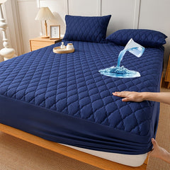 Luxury Quilted Waterproof Mattress Protector  Hypoallergenic