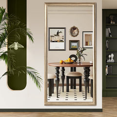 32"*70"Full body floor mirror - elegant frame design, durable