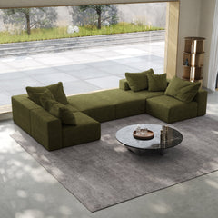 Oversized sponge cloud sofa,Modern Upholstered Sectional Sofa Couch
